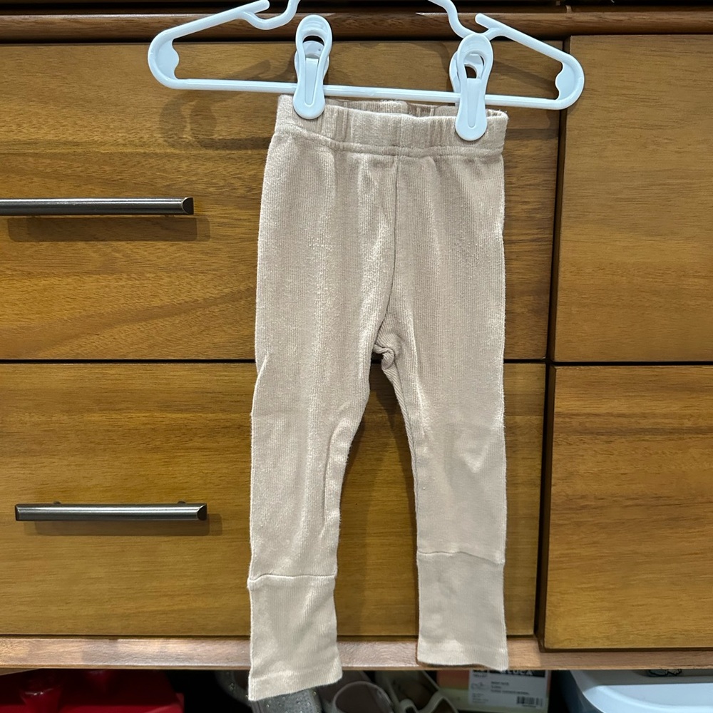 Cozy Tan Kids Leggings